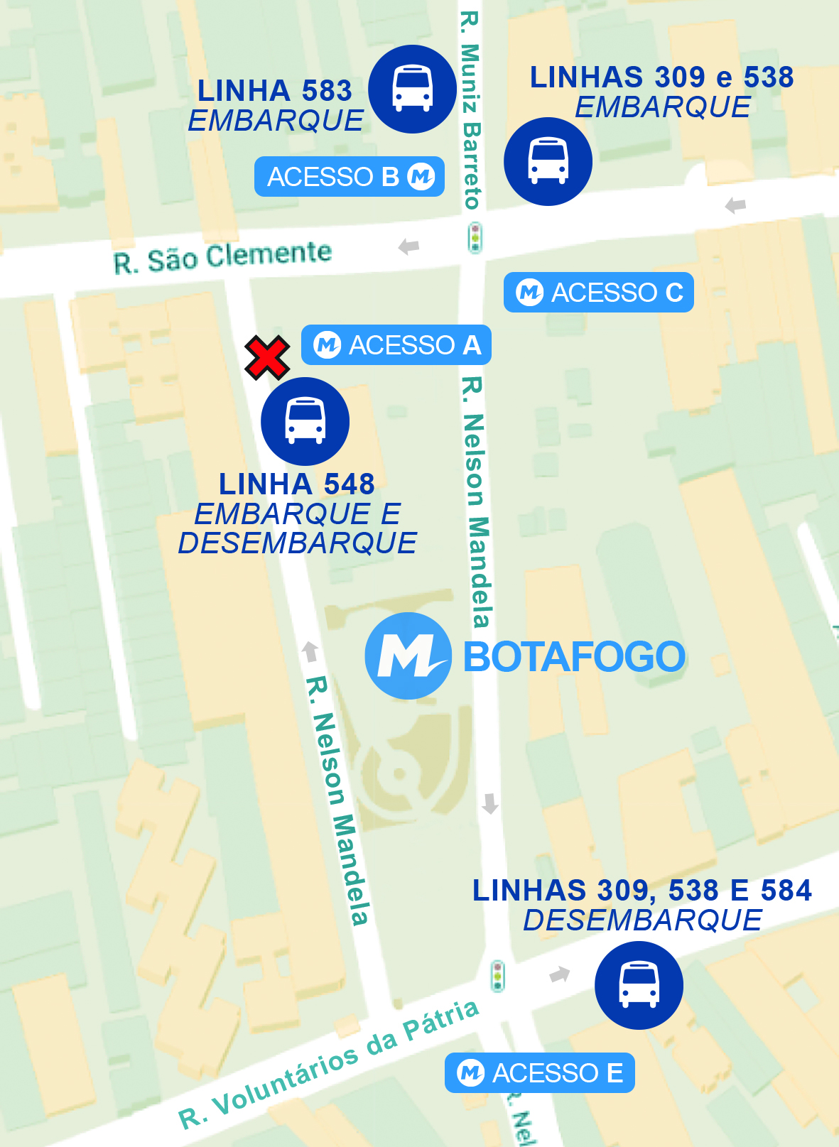 Mapa de Botafogo
