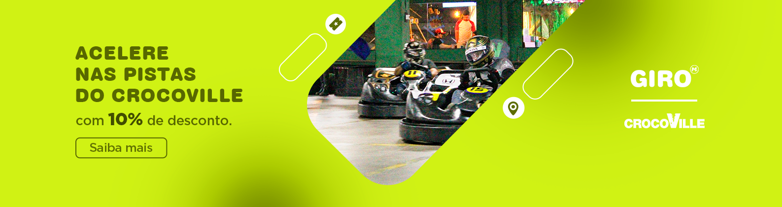 10% de desconto para acelerar nas pistas.