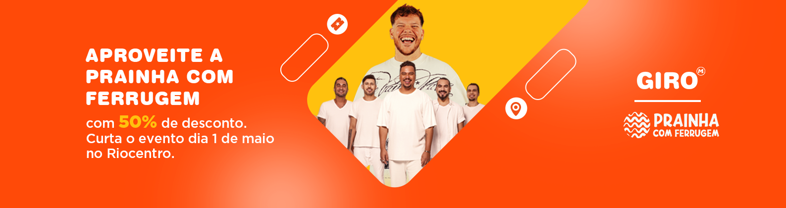 PRAINHA COM FERRUGEM
com 50% desconto para Clientes Giro.